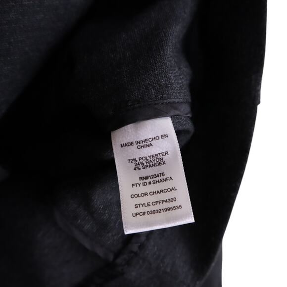 Catherine Malandrino Womens Moto Zip Blazer Jacket Size Large Heather Gray - Picture 4 of 8